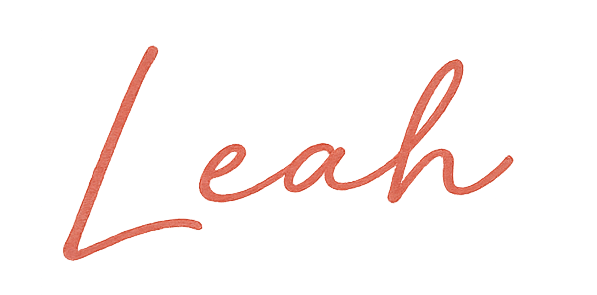 Leah's signature